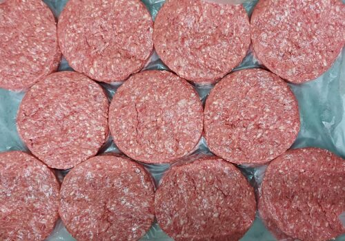 Cocodrilo burger meat caja granel con 30 unidades